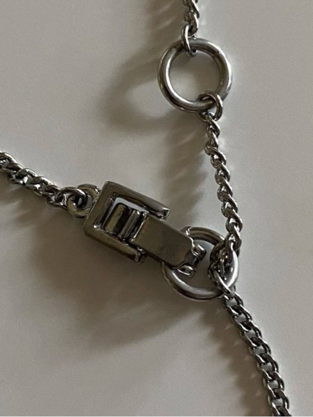 Givenchy Silver-Tone Pearl and Crystal Pendant Necklace - Picture 9 of 10